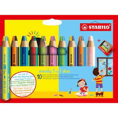 stabilo-woddy-3-en-1-duo-pack-de-10-lapices-de-colores-sacapuntas-mina-2-colores-xxl-10mm-lapiz-de-color-cera