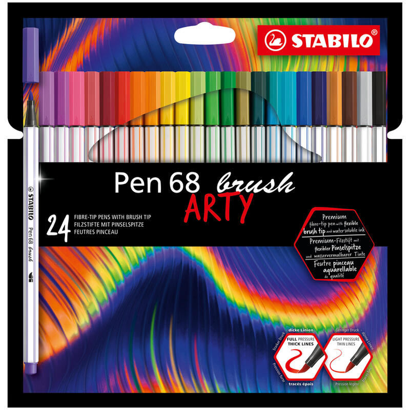 stabilo-pen-68-brush-arty-pack-de-24-rotuladores-punta-de-pincel-tinta-a-base-de-agua-colores-surtidos