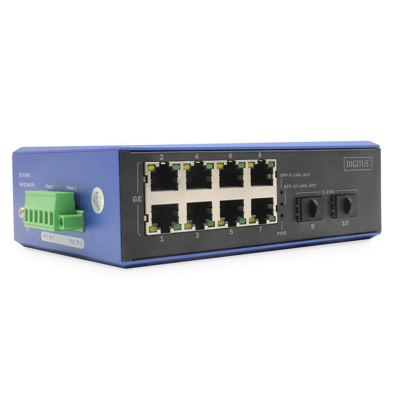 digitus-switch-gigabit-ethernet-poe-industrial-de-82-puertos