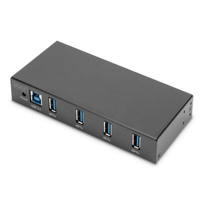 digitus-hub-usb-4-puertos-30-4xa30-linea-indumrial-negro