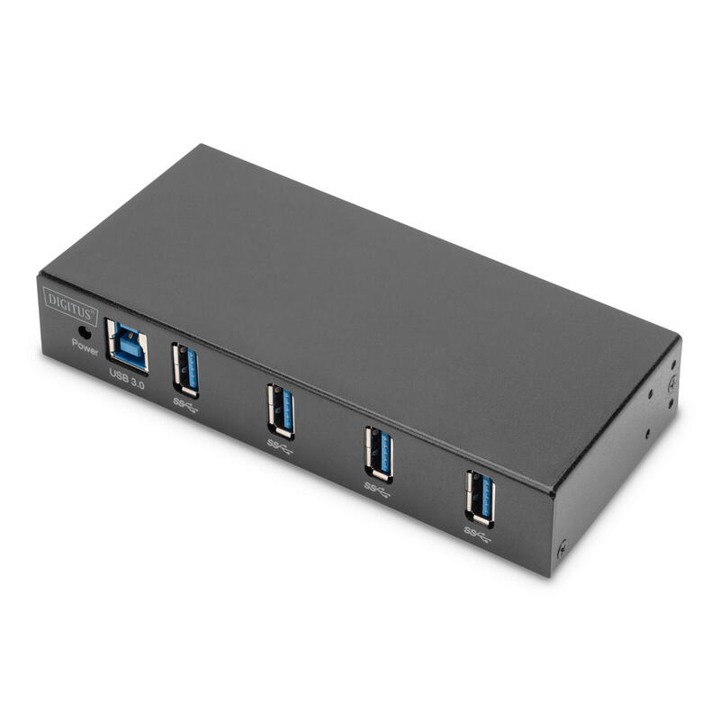 digitus-hub-usb-4-puertos-30-4xa30-linea-indumrial-negro