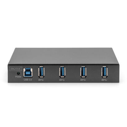 digitus-hub-usb-4-puertos-30-4xa30-linea-indumrial-negro