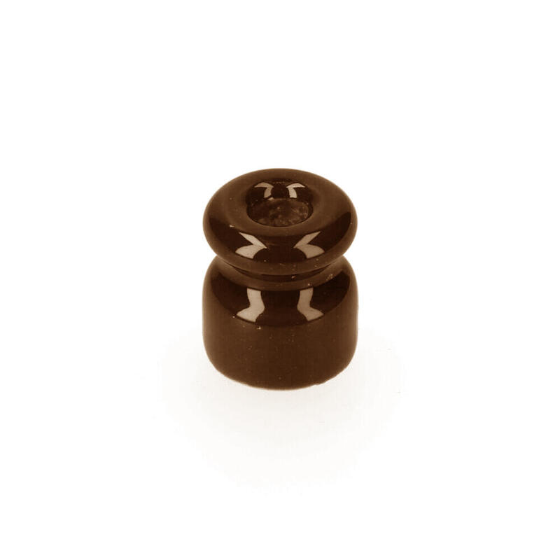 pack-de-10-unidades-aislador-de-porcelana-para-cable-trenzado-marron