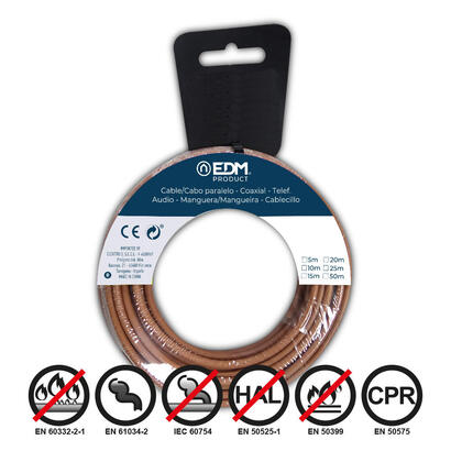 pack-de-2-unidades-carrete-cablecillo-flexible-25mm-marron-libre-de-halogenos-5m