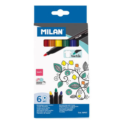 pack-de-2-unidades-caja-con-6-rotuladores-para-pintar-sobre-tejidos-milan
