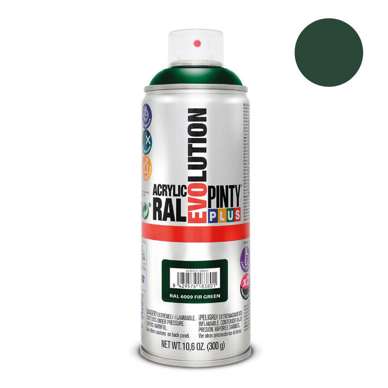 pack-de-2-unidades-pintura-en-spray-pintyplus-evolution-520cc-ral-6009-verde-abeto