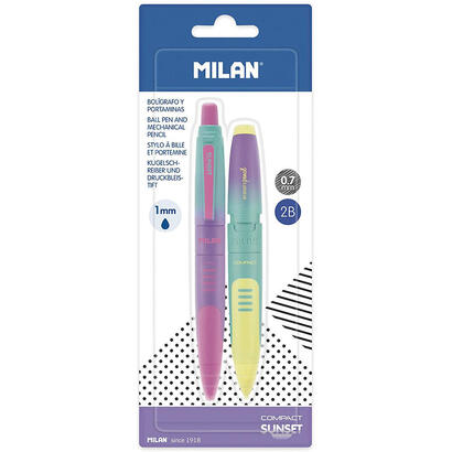 pack-de-3-unidades-blister-con-1-boligrafo-1-portaminas-compact-sunset-milan