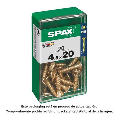 pack-de-5-unidades-caja-20-unid-tornillo-madera-cabeza-plana-yellox-45x20mm-spax