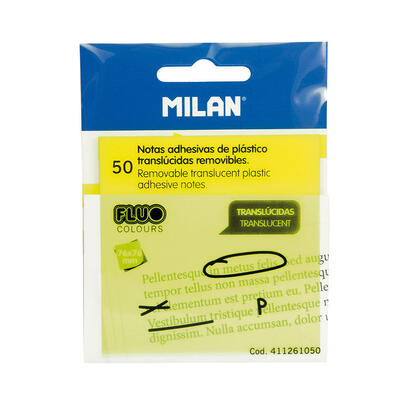 pack-de-6-unidades-bloc-50-notas-adhesivas-translucidas-amarillo-fluo-76x76mm-milan