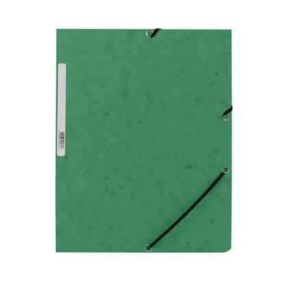 pack-de-10-unidades-carpeta-con-gomas-carton-verde-con-solapas-din-a4