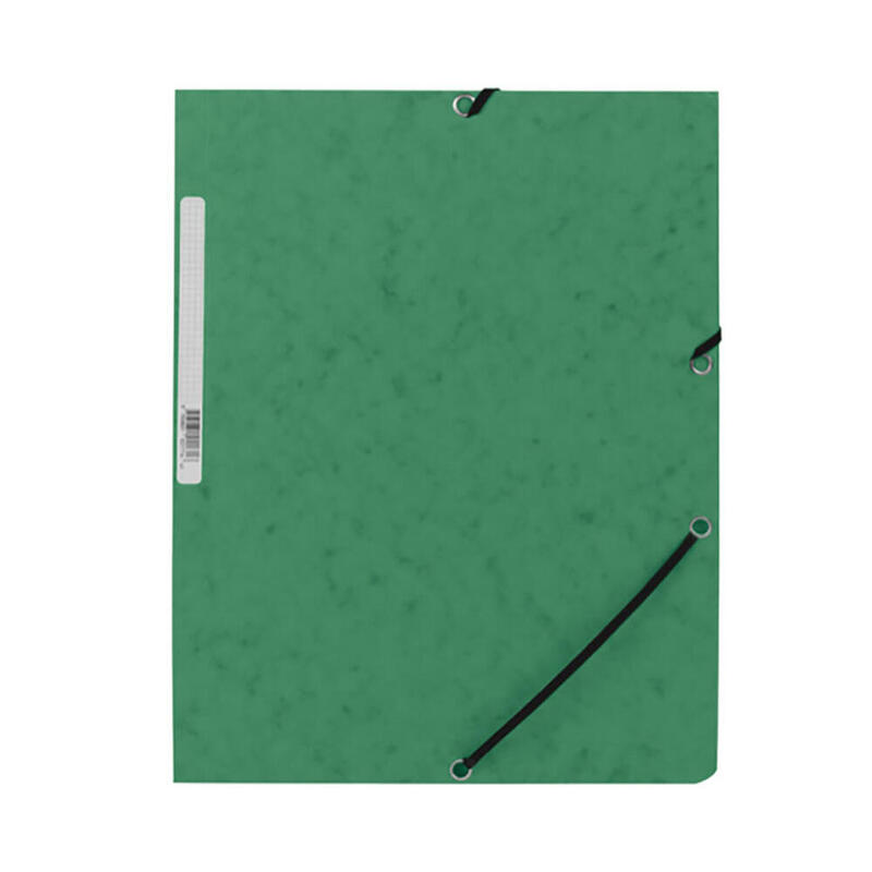 pack-de-10-unidades-carpeta-con-gomas-carton-verde-con-solapas-din-a4