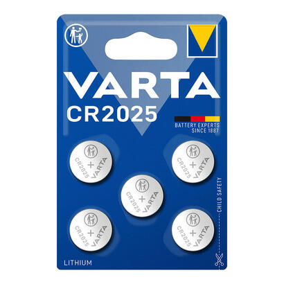 pack-de-10-unidades-micropila-lithium-cr2025-3v-varta-blister-5-unid-o200x25mm