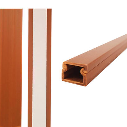 pack-de-30-unidades-mini-canal-adhesiva-edm-2m-127x11mm-madera-oscura-precio-por-metro