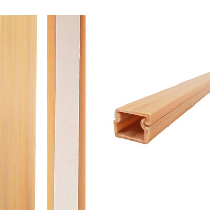 pack-de-30-unidades-mini-canal-adhesiva-edm-2m-127x11mm-madera-clara-precio-por-metro