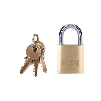 pack-de-3-unidades-candado-de-laton-arco-normal-30x17mm-blister-edm