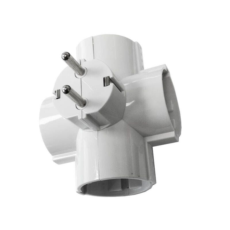 pack-de-5-unidades-clavija-4-tomas-ttl-salidas-laterales-16a-250v-48mm-retractilado