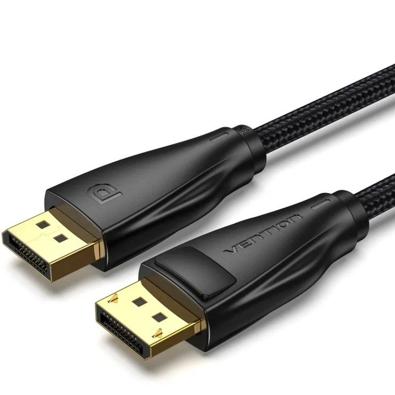 cable-displayport-14-8k-vention-hccbj-displayport-macho-displayport-macho-5m-negro