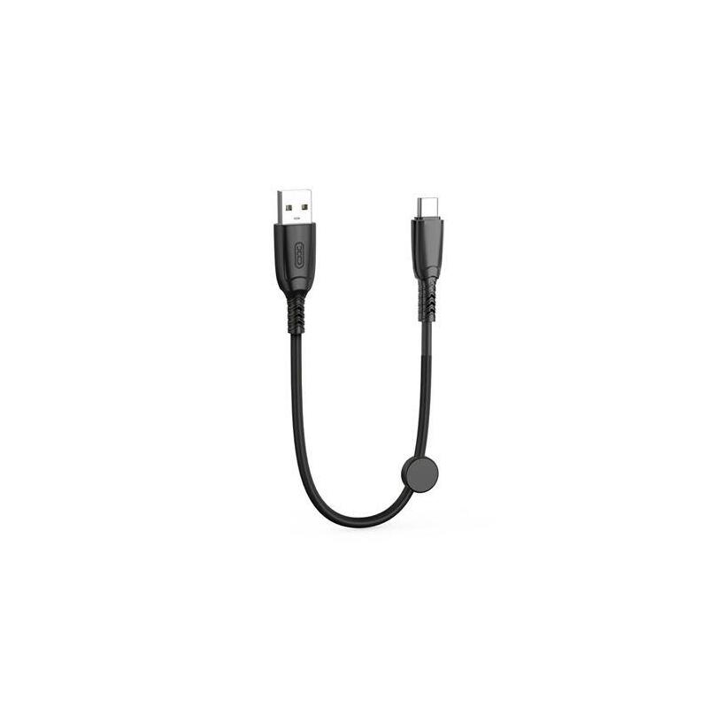 xo-cable-nb247-carga-rapida-usb-tipo-c-6a-25cm-con-clip-color-negro