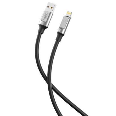 xo-cable-nb251-carga-rapida-usb-lightning-6a-1m-color-negro