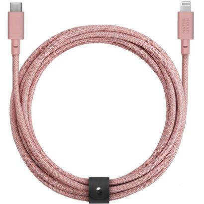 native-union-belt-cable-usb-c-to-lightning-3m-rose