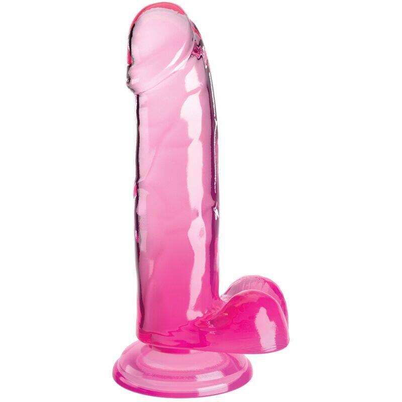 king-cock-clear-pene-realistico-con-testiculos-152-cm-rosa king-cock-clear-pene-realistico-con-testiculos-152-cm-rosa