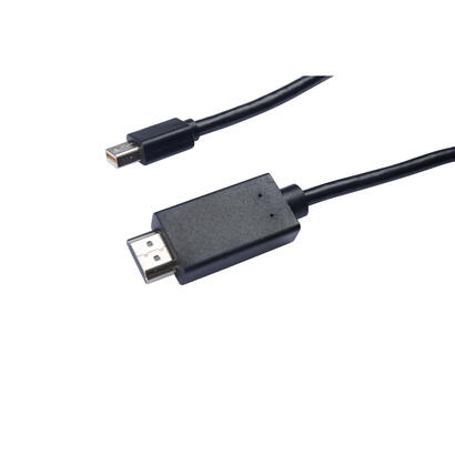 v7-mini-displayport-macho-a-hdmi-macho-2-metros-unidireccional-desde-displayport-color-negro-maxima-resolucion-de-video-de-1080p