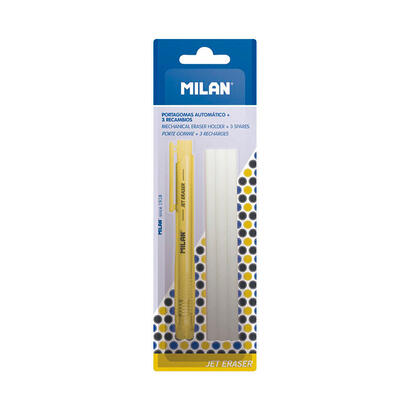 pack-de-5-unidades-blister-portagomas-automatico-3-recambios-milan-colores-modelos-surtidos