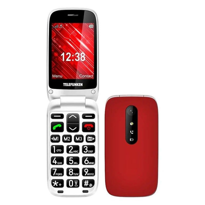 telefono-movil-telefunken-s445-para-personas-mayores-rojo