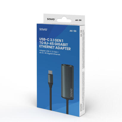 savio-adaptador-usb-c-31-gen1-m-a-rj-45-gigabit-ethernet-f-1000-mbps-ak-56-gris