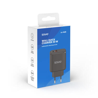 savio-la-06b-usb-quick-charge-power-delivery-30-30w-cargador-interno