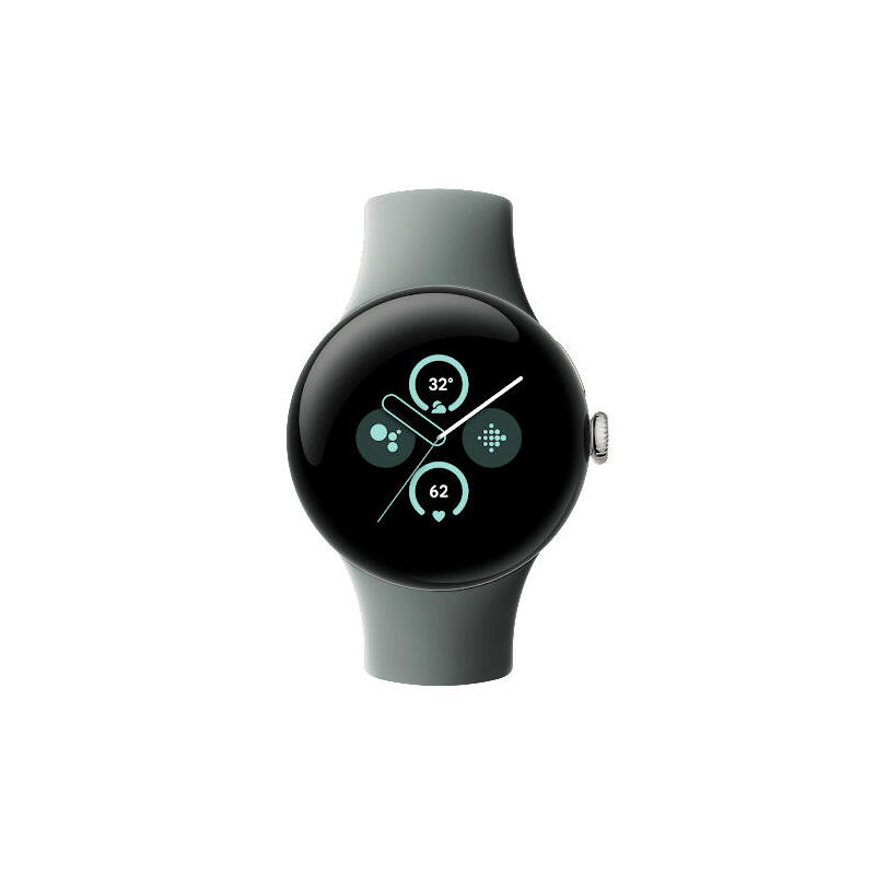 google-pixel-watch-2-oro-con-correa-verde-liquen