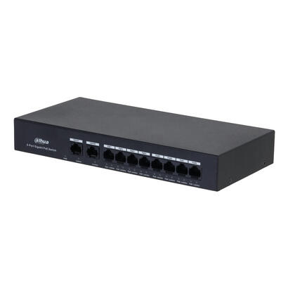 dahua-pfs3010-8gt-65-switch-poe-8-puertos-gigabit-2rj45-uplink-gigabit-65w-layer2