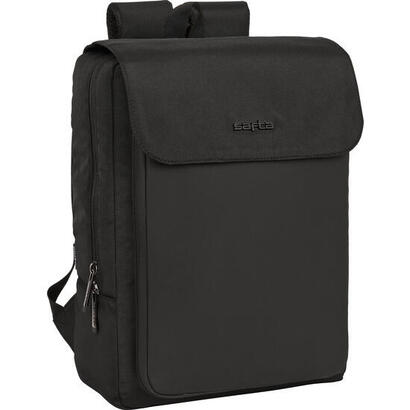 mochila-con-solapa-portatil-133usb-safta-business-black