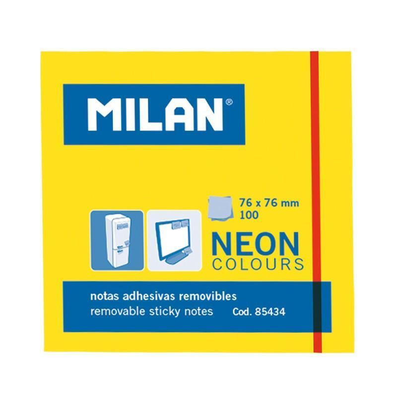 pack-de-10-unidades-milan-bloc-notas-adhesivas-100-hojas-76x76mm-amarillo-neon