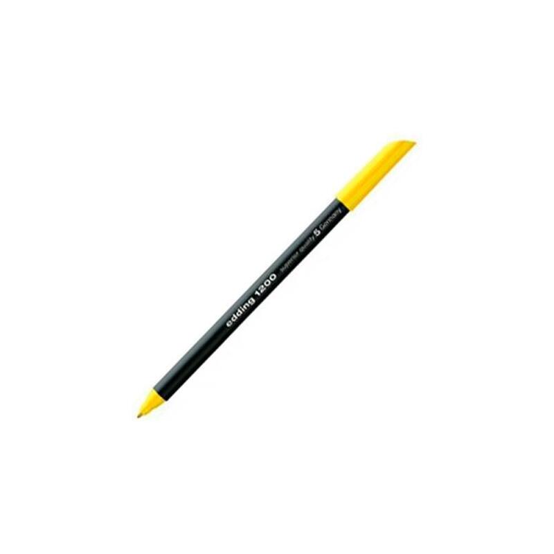 pack-de-10-unidades-edding-rotulador-punta-de-fibra-1200-amarillo