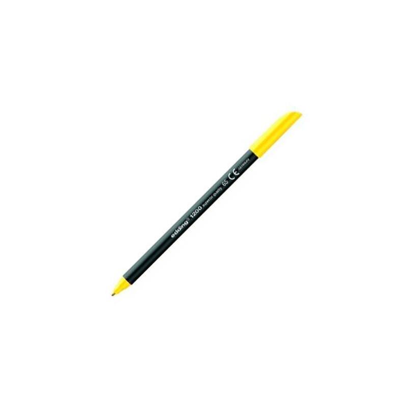 pack-de-10-unidades-edding-rotulador-punta-de-fibra-1200-amarillo-neon