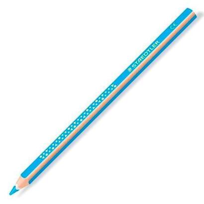 pack-de-10-unidades-staedtler-lapices-de-color-triangulares-jumbo-noris-celeste