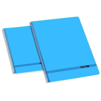 pack-de-10-unidades-enri-cuaderno-espiral-oficina-80h-liso-tapas-blandas-4-azul