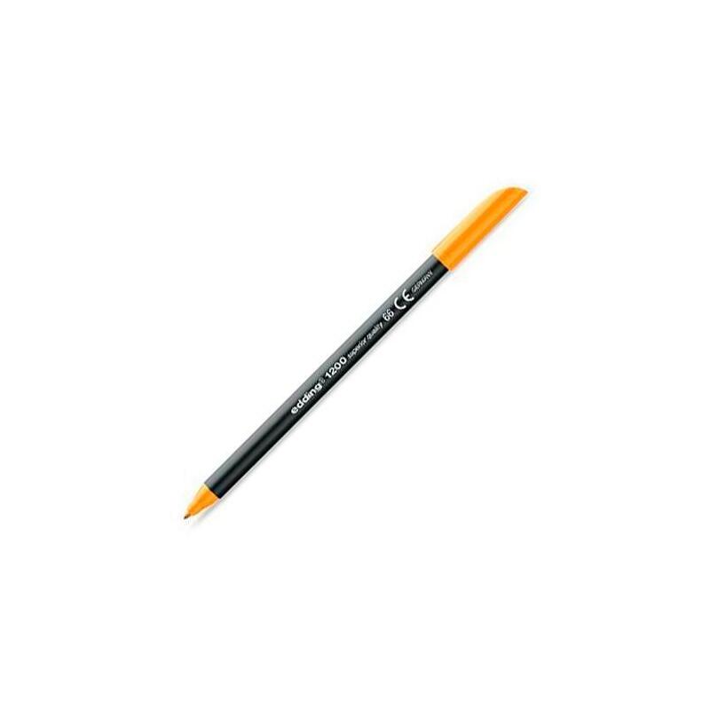 pack-de-10-unidades-edding-rotulador-punta-de-fibra-1200-naranja-neon