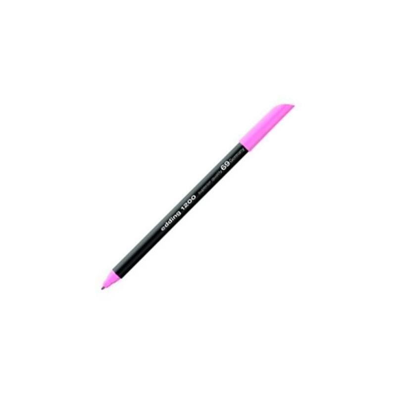 pack-de-10-unidades-edding-rotulador-punta-de-fibra-1200-rosa-neon