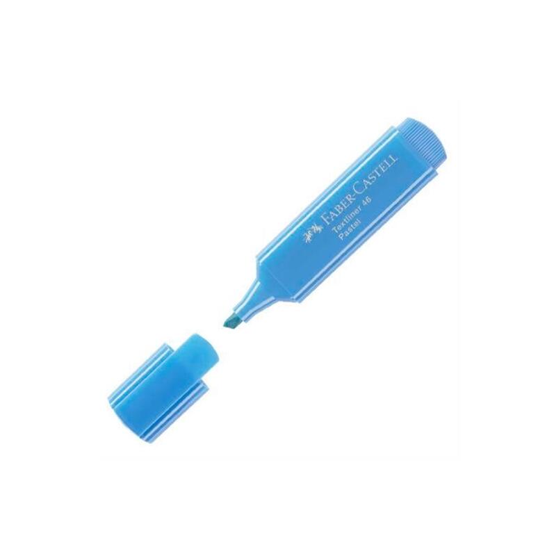 pack-de-10-unidades-faber-castell-marcador-textliner-1546-pastel-azul-ultramar