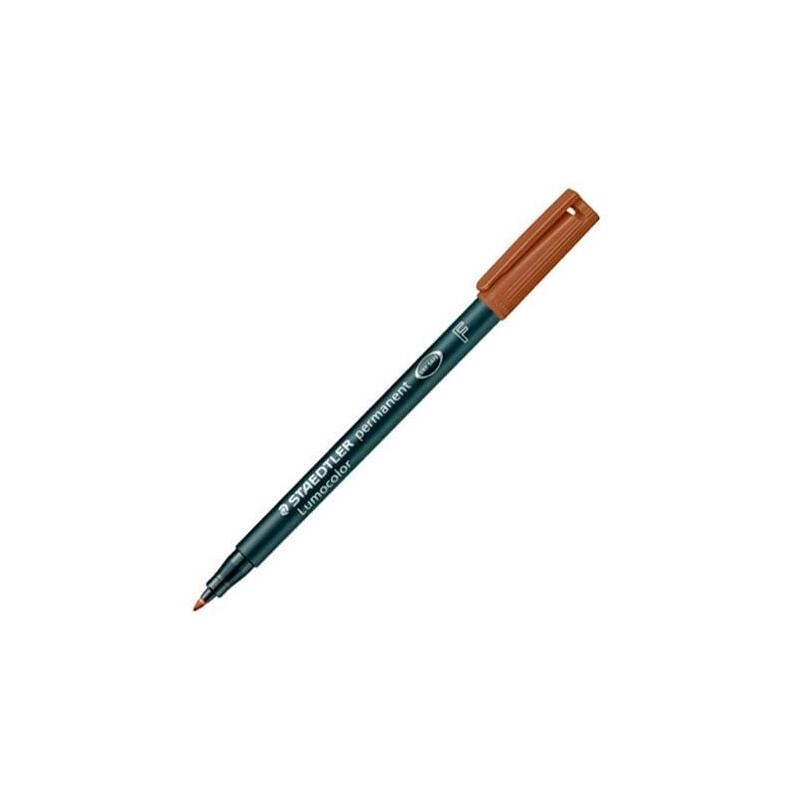 pack-de-10-unidades-staedtler-rotulador-permanente-lumocolor-318-f-marron