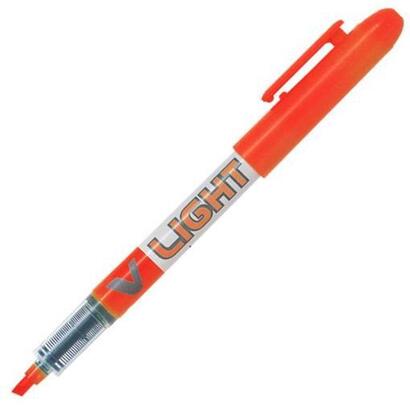 pack-de-12-unidades-pilot-marcador-fluorescente-v-light-naranja-fluor