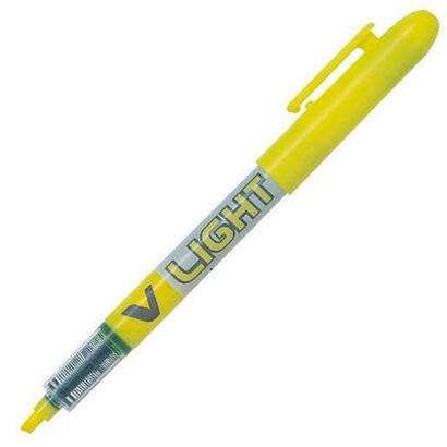 pack-de-12-unidades-pilot-marcador-fluorescente-v-light-amarillo-fluor