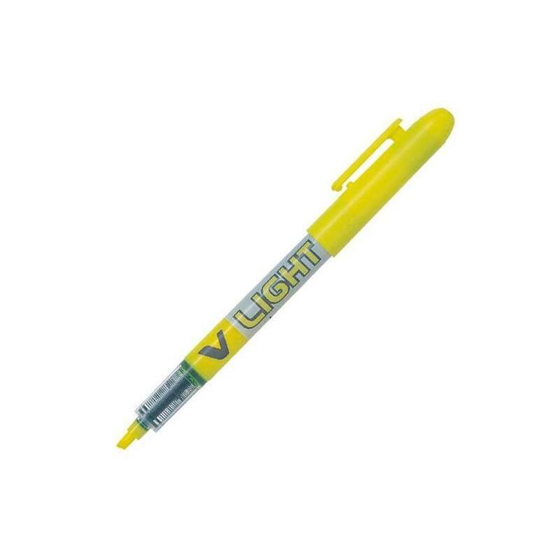 pack-de-12-unidades-pilot-marcador-fluorescente-v-light-amarillo-fluor