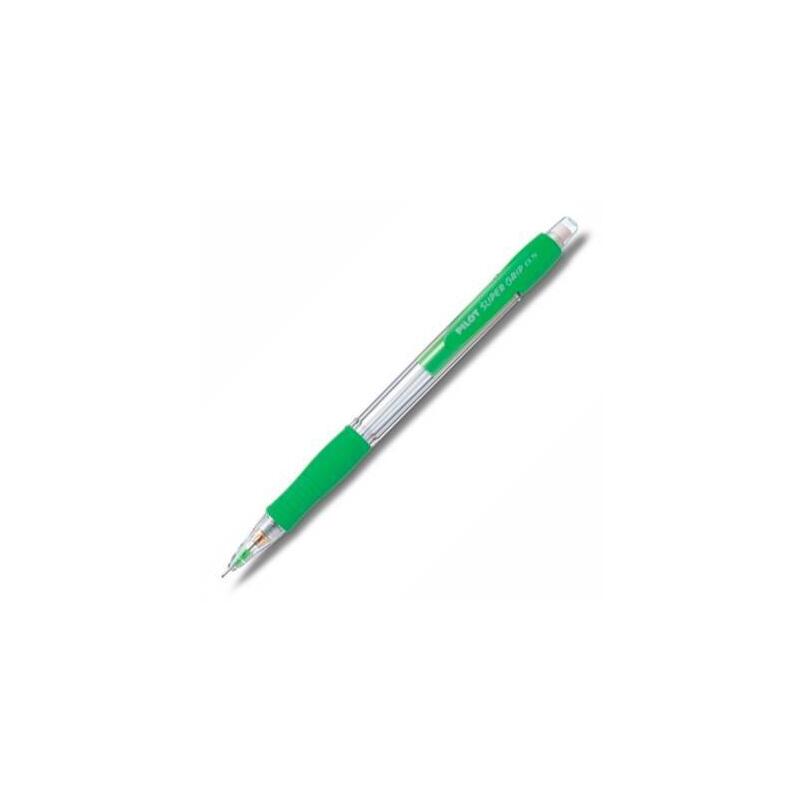 pack-de-12-unidades-pilot-portaminas-h-185-supergrip-05mm-con-goma-verde-claro