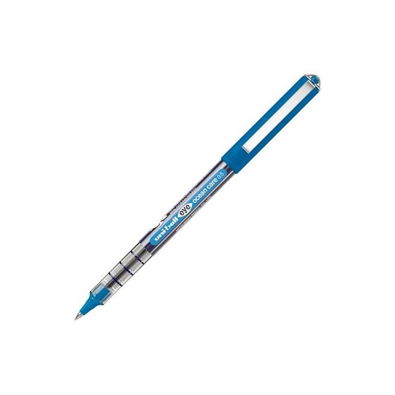 pack-de-12-unidades-uniball-rollerball-eye-ocean-care-ub-150rop-05mm-azul