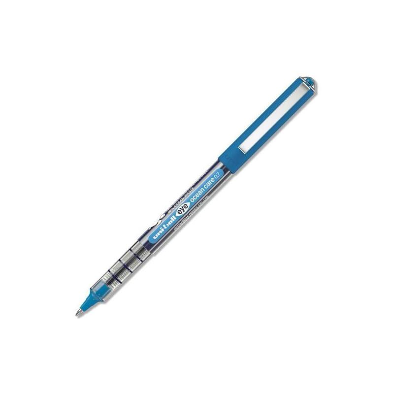 pack-de-12-unidades-uniball-rollerball-eye-ocean-care-ub-157rop-07mm-azul