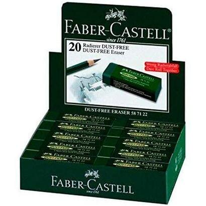 pack-de-20-unidades-faber-castell-goma-de-borrar-dust-free-art-eraser-verde
