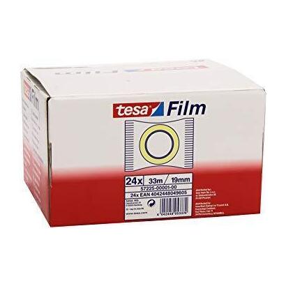 pack-de-24-unidades-tesa-film-cinta-adhesiva-transparente-standard-flowpack-rollo-19mm-x-33m